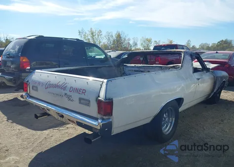 1972 Chevrolet El Camino из США, поврежденный, VIN 1C08D2B677680